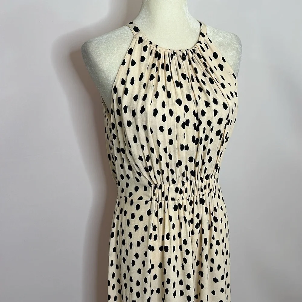 Kate Spade Leopard Dot Halter Dress